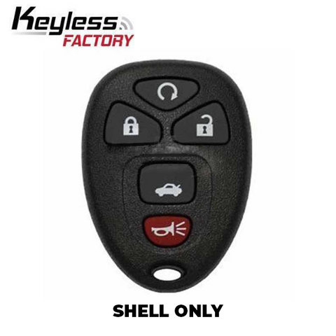 2004 -2013 GM Keyless Entry Remote SHELL for OUC60270 - Black (ORS-GM-03) - UHS Hardware