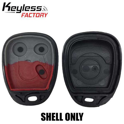 2002-2003 Saturn Vue / 3-Button Keyless Entry Remote SHELL /  PN: 22693421 / LHJ009 (AFTERMARKET) - UHS Hardware