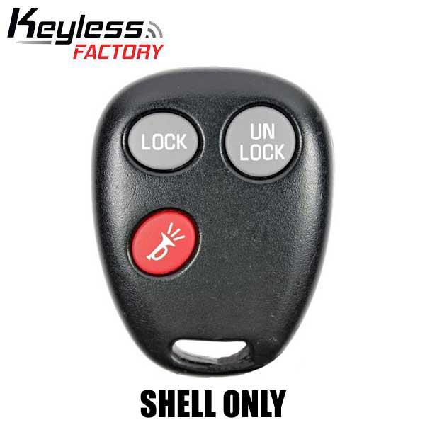 2002-2003 Saturn Vue / 3-Button Keyless Entry Remote SHELL /  PN: 22693421 / LHJ009 (AFTERMARKET) - UHS Hardware