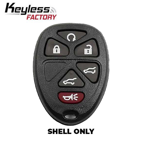 2007-2014 GM Keyless Entry Remote SHELL for OUC60270 - Black (ORS-GM-04) - UHS Hardware