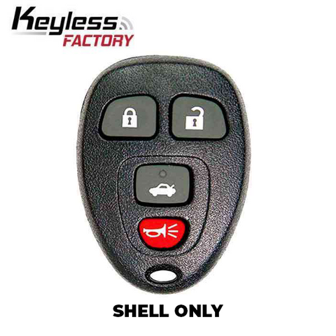2004-2013 GM Keyless Entry Remote SHELL for KOBGT04A - Black (ORS-GM-09) - UHS Hardware