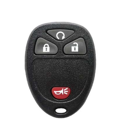 2007-2017 GM / 4-Button Keyless Entry Remote SHELL / PN: 22936098 / OUC60270 / Black (AFTERMARKET) - UHS Hardware