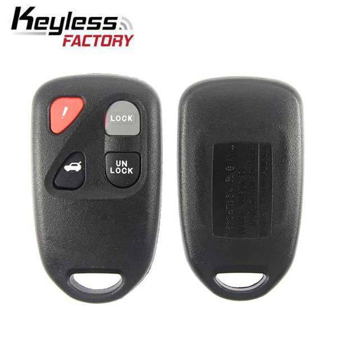 Mazda 4-Button Keyless Entry Remote SHELL for KPU41048 , KPU41777 KPU41805 - UHS Hardware