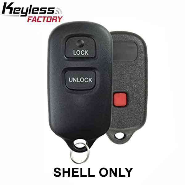 1995 - 2006  Toyota / Scion / 3 - Button Keyless Entry Remote SHELL for BAB237131-056 - UHS Hardware