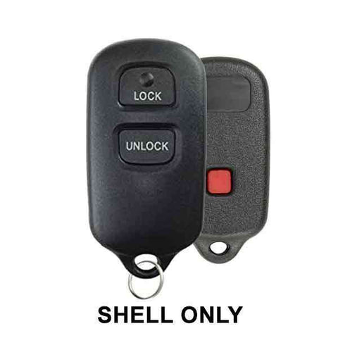 1995 - 2006  Toyota / Scion / 3 - Button Keyless Entry Remote SHELL for BAB237131-056 - UHS Hardware