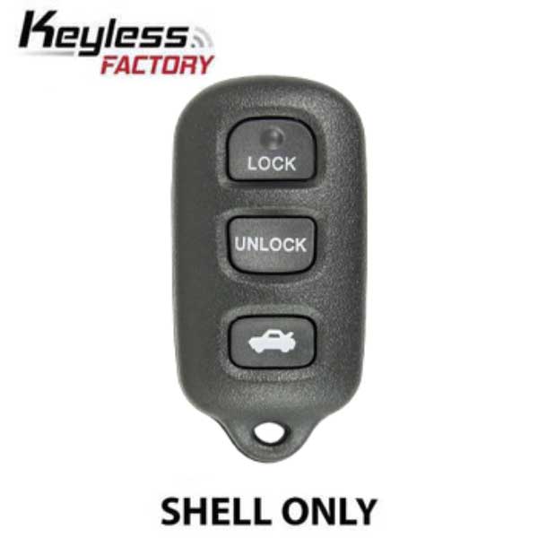 1995-2003 Toyota / 4-Button Keyless Entry Remote SHELL / GQ43VT14T (AFTERMARKET) - UHS Hardware