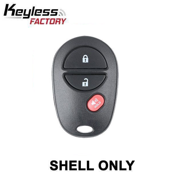 2004-2018 Toyota / 3-Button Keyless Entry Remote SHELL / GQ43VT20T (ORS-TOY-20T-3) - UHS Hardware