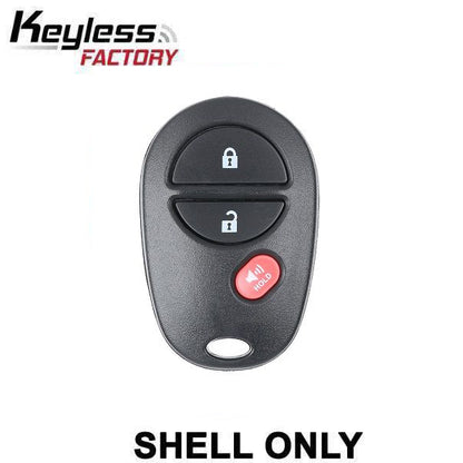 2004-2018 Toyota / 3-Button Keyless Entry Remote SHELL / GQ43VT20T (ORS-TOY-20T-3) - UHS Hardware