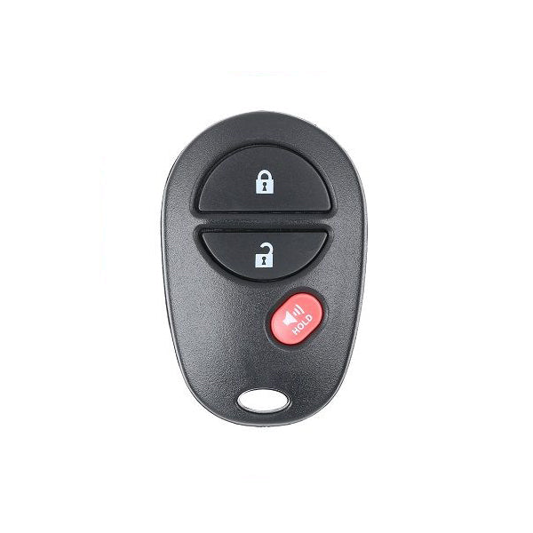 2004-2018 Toyota / 3-Button Keyless Entry Remote SHELL / GQ43VT20T (ORS-TOY-20T-3) - UHS Hardware