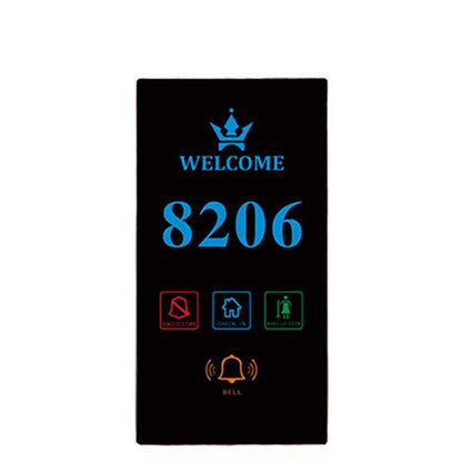 Orbita - DS-258HR - Smart Hotel Door Sign - 220V - Silver - 100K Touch Tested - UHS Hardware