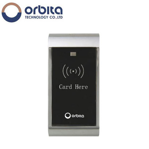 Orbita - SN-860 - Single-Latch Cabinet Lock - RFID - 125khz/13.56MHZ - Silver - Grade 2 - UHS Hardware