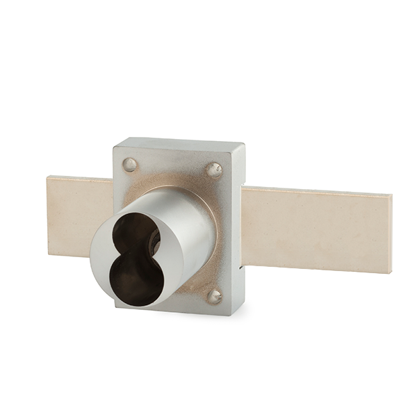 Olympus - 777 - IC Cabinet Door Deadbolt Lock - Less Cylinder - Standard/Classic or Primus/Everest - Long Bolt - Satin Chrome - Optional Key Retaining - Grade 1 - UHS Hardware