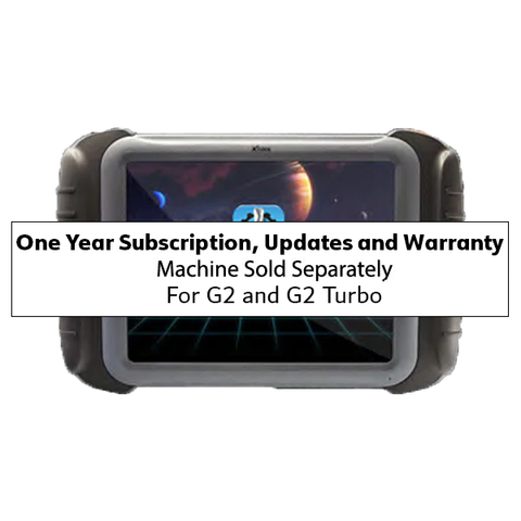 AutoProPAD G2/G2 Turbo - Updates, Support Subscription & Warranty - 1 YEAR  (XTOOL) - ( machine sold separately ) - UHS Hardware