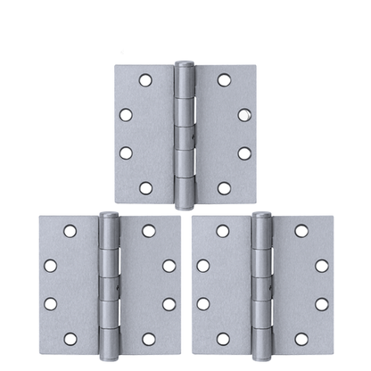 TELL - Plain Bearing Hinge - 4-1/2" x 4-1/2" - Optional Finish - Optional NRP - (3-Pack)