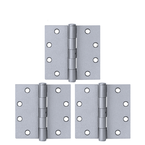 TELL - Plain Bearing Hinge - 4-1/2" x 4-1/2" - Optional Finish - Optional NRP - (3-Pack)
