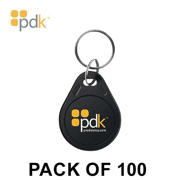 PDK - Standard Fob - HID Compatible - Pack of 100 (125 KHz Prox) - UHS Hardware