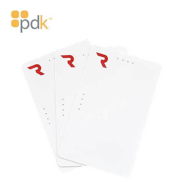 PDK - RED High Security Credential Card - Multi Technology - Desfire EV2 - 8K Memory + Prox - Pack of 25 (125 MHz Prox) - UHS Hardware