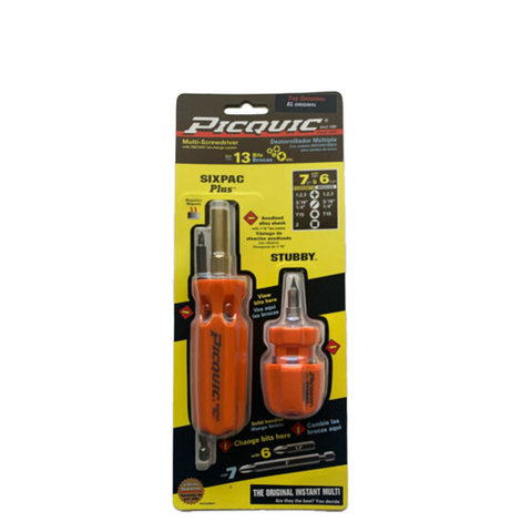 PICQUIC - SixPac Plus and Stubby 88911 - With Multiple Bits - UHS Hardware