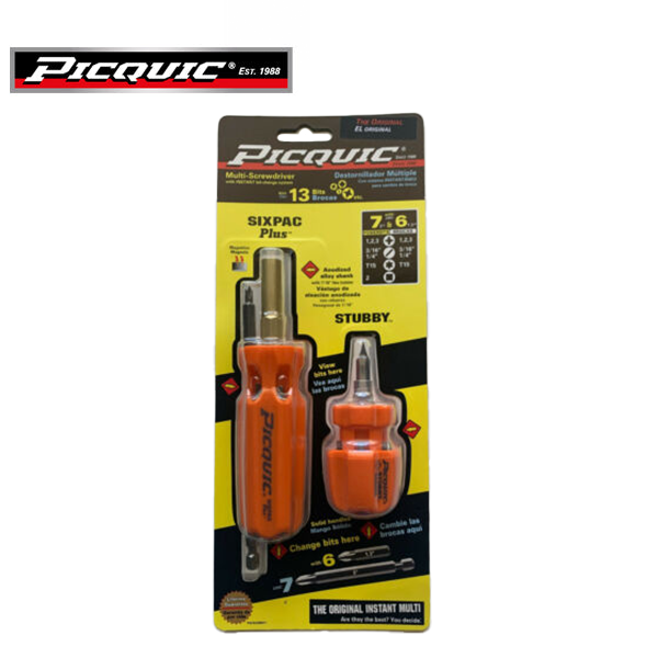 PICQUIC SixPac Plus and Stubby 88911 With Multiple Bits UHS Hardware