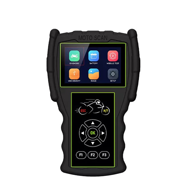 JDiag - Moto Scan - OBD2 Motorcycle Diagnostic Scan Tool - 3.2" Screen - Live Data Monitoring - UHS Hardware