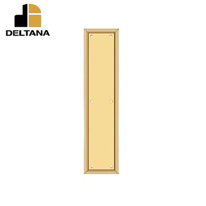 Deltana - Framed Push Plate - Heavy Duty - 3 1/2" x 15" - Optional Finish
