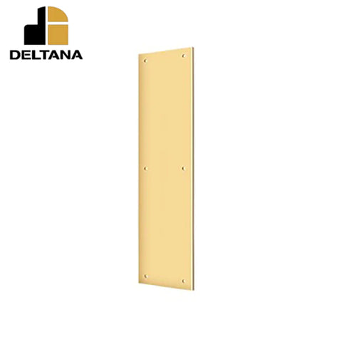 Deltana - Push Plate 3-1/2" x 15" - Optional Finish