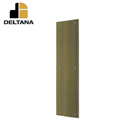 Deltana - Push Plate 3-1/2" x 15" - Optional Finish