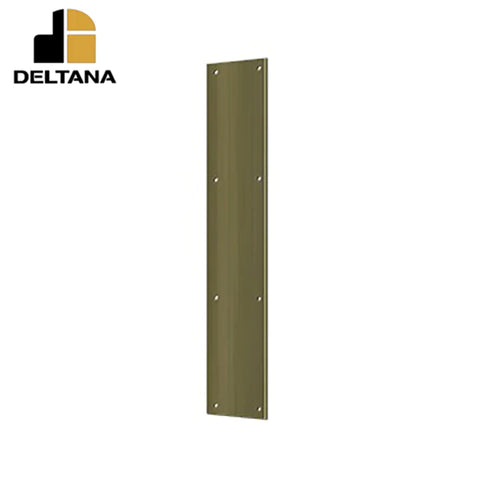Deltana - Push Plate 3-1/2" x 20" - Optional Finish