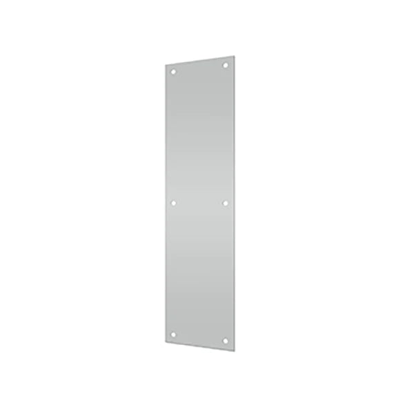 Deltana - Push Plate 4" x 16" - Stainless Steel - Optional Finish