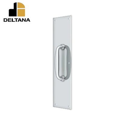 Deltana - Push Plate w/ Handle 3-1/2" x 15" - 5-1/4 Handle" - Optional Finish