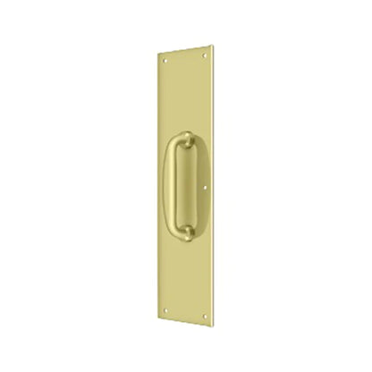 Deltana - Push Plate w/ Handle 3-1/2" x 15" - 5-1/4 Handle" - Optional Finish