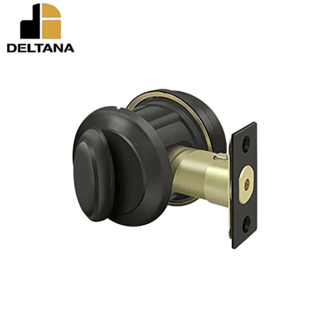 Deltana - Solid Brass Port Royal Deadbolt Lock Grade 2 - Optional Finish