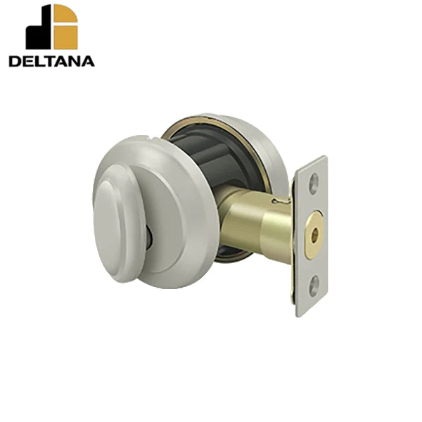 Deltana - Solid Brass Port Royal Deadbolt Lock Grade 2 - Optional Finish