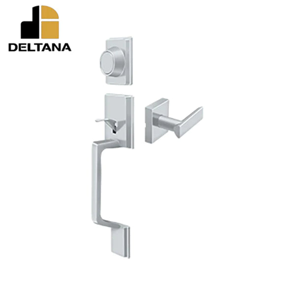 Deltana - Highgate Handleset w/ Zinc Livingston Lever Dummy - Optional Finish