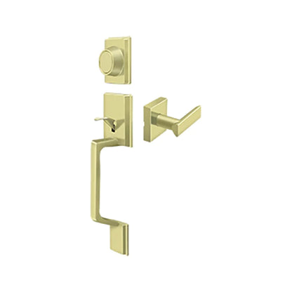 Deltana - Highgate Handleset w/ Zinc Livingston Lever Dummy - Optional Finish