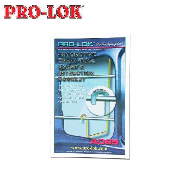 Pro-Lock - AO95 - Automotive Entry Tool Usage & Instruction Booklet - UHS Hardware