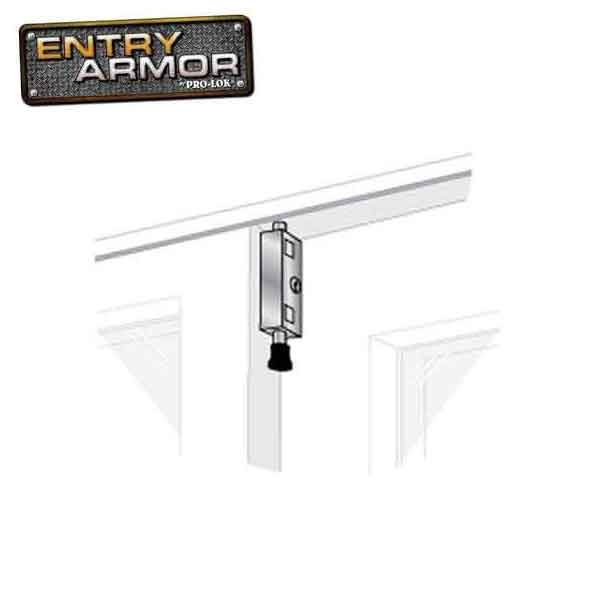 Entry Armor - Patio Door Lock - Keyed Lg Rectangle - UHS Hardware