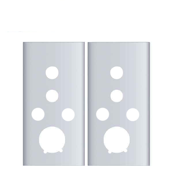 Entry Armor - Cylindrical Flat Plates for Kaba Simplex  - Set of 2 - UHS Hardware