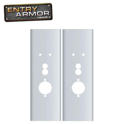 Entry Armor - Flat Plates for Trilogy Alarm Lock - Set Of 2 - UHS Hardware