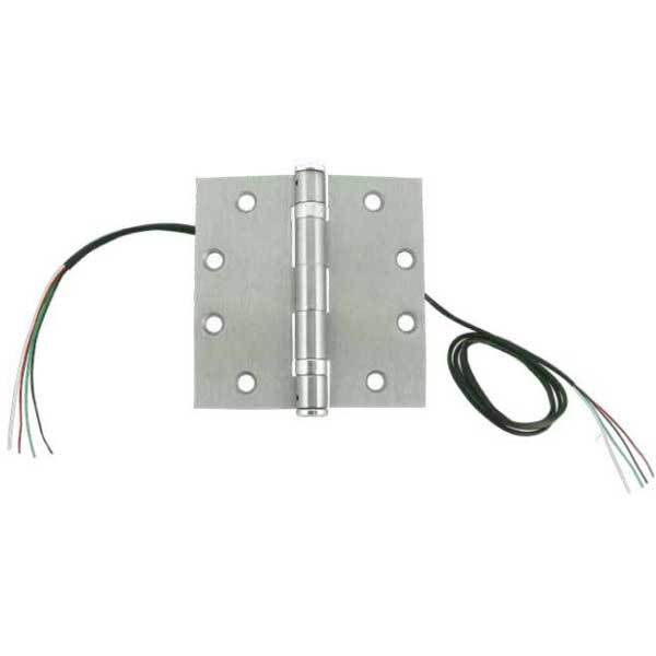 SDC - PTH-2+4Q - Energy Transfer Hinge - 6 Conductor - (x2) 18 AWG (x4) 28 AWG - 16 Amp Inrush - 626 - Dull Chrome - UHS Hardware