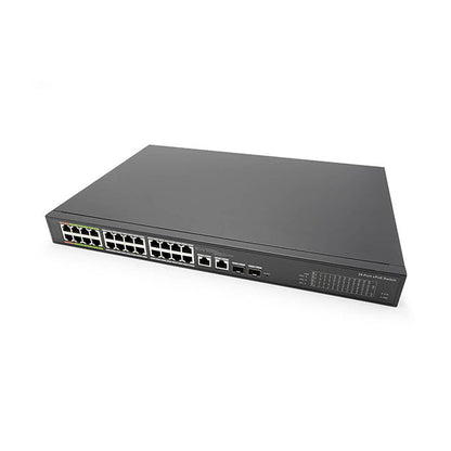 IC Realtime - PWR-EPOE-24 / 24-Port Managed EPoE Switch (Ports 1-8 Support EPOE And POC Technology)