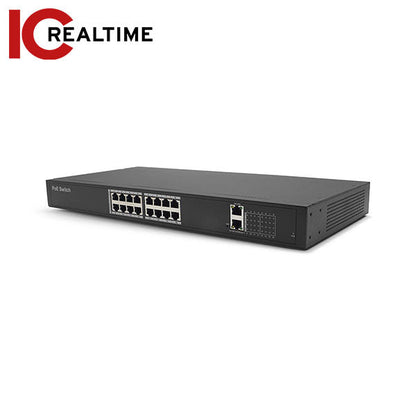 IC Realtime - PWR-POE-16 / 16 Port Full Gigabit PoE Switch 250W Max