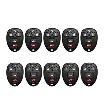 2004-2013 GM / 5-Button Keyless Entry Remote / PN: 22733524 / KOBGT04A (AFTERMARKET) (BUNDLE OF 10) - UHS Hardware
