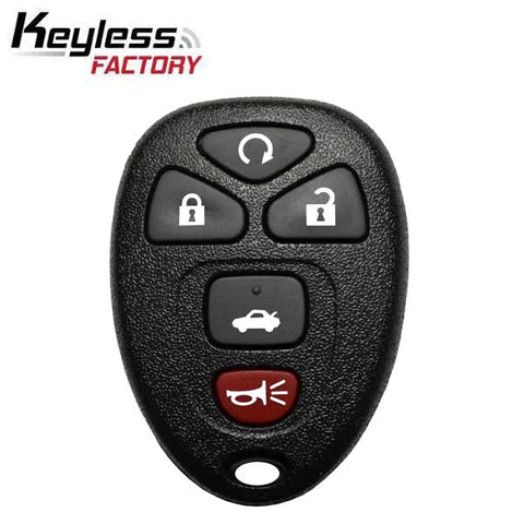 2004-2012 GM / 5-Button Keyless Entry Remote / PN: 22733524 / KOBGT04A  (R-GM-501) - UHS Hardware