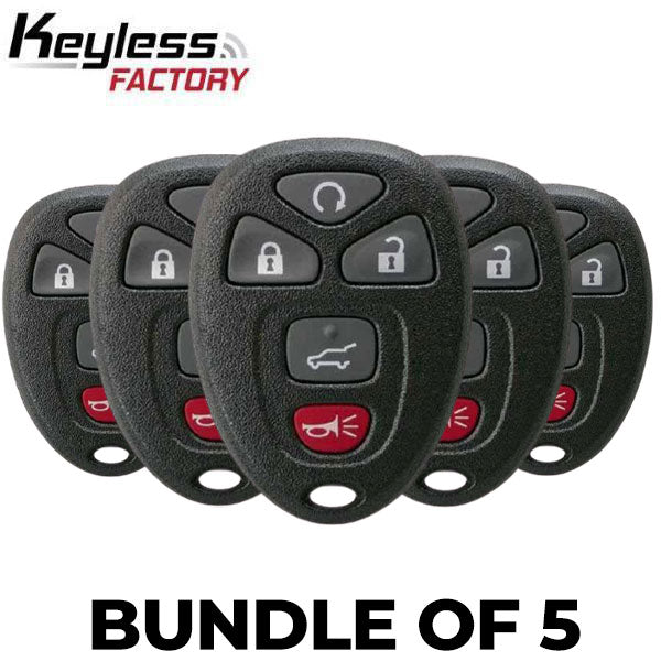 5 x 2007-2017 GM / 5-Button Keyless Entry Remote / OUC60270 / (BUNDLE OF 5) - UHS Hardware