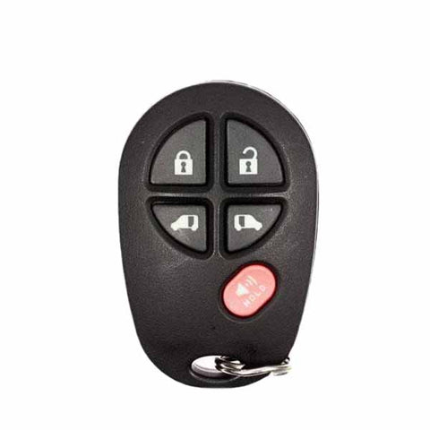2004-2020 Toyota Sienna  / 5-Button Keyless Entry Remote / PN: 89742-AE031 / GQ43VT20T / (R-T-20T-5B) - UHS Hardware