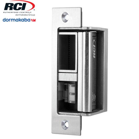 RCI F2164-32D All-In-One Electric Strike - Fire Rated - Fail Secure - Latch Entry - Brushed Stainless Steel - UHS Hardware