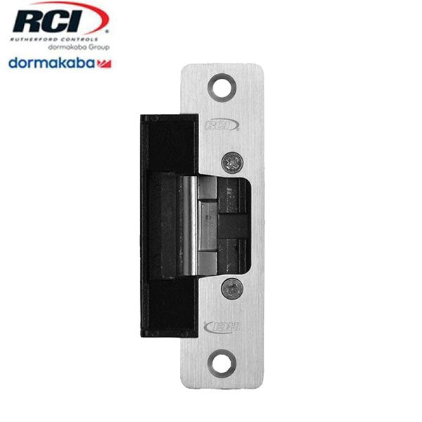 RCI - S6504 -  Electrical Centerline Strike - Standard Profile - Brushed Stainless Steel - Grade 1 - UHS Hardware