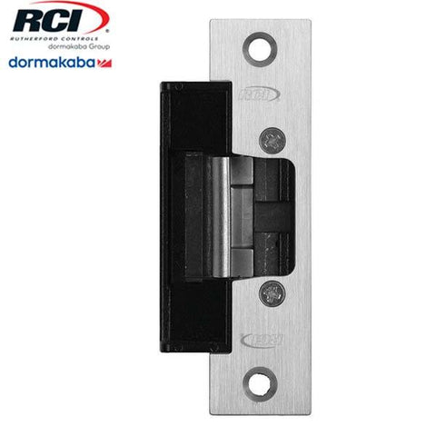 RCI S6514-32D - Centerline Electric Strike - Fail-Secure & Fail-Safe - Standard Profile - 32D-  Brushed Stainless Steel - UHS Hardware