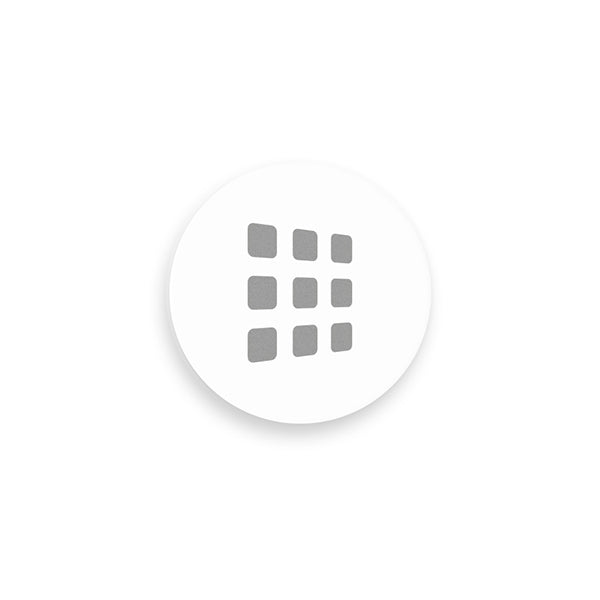 CodeLocks - 1" RFID Smart Stickers - MIFARE - 13.56MHz (Pack of 10) - UHS Hardware